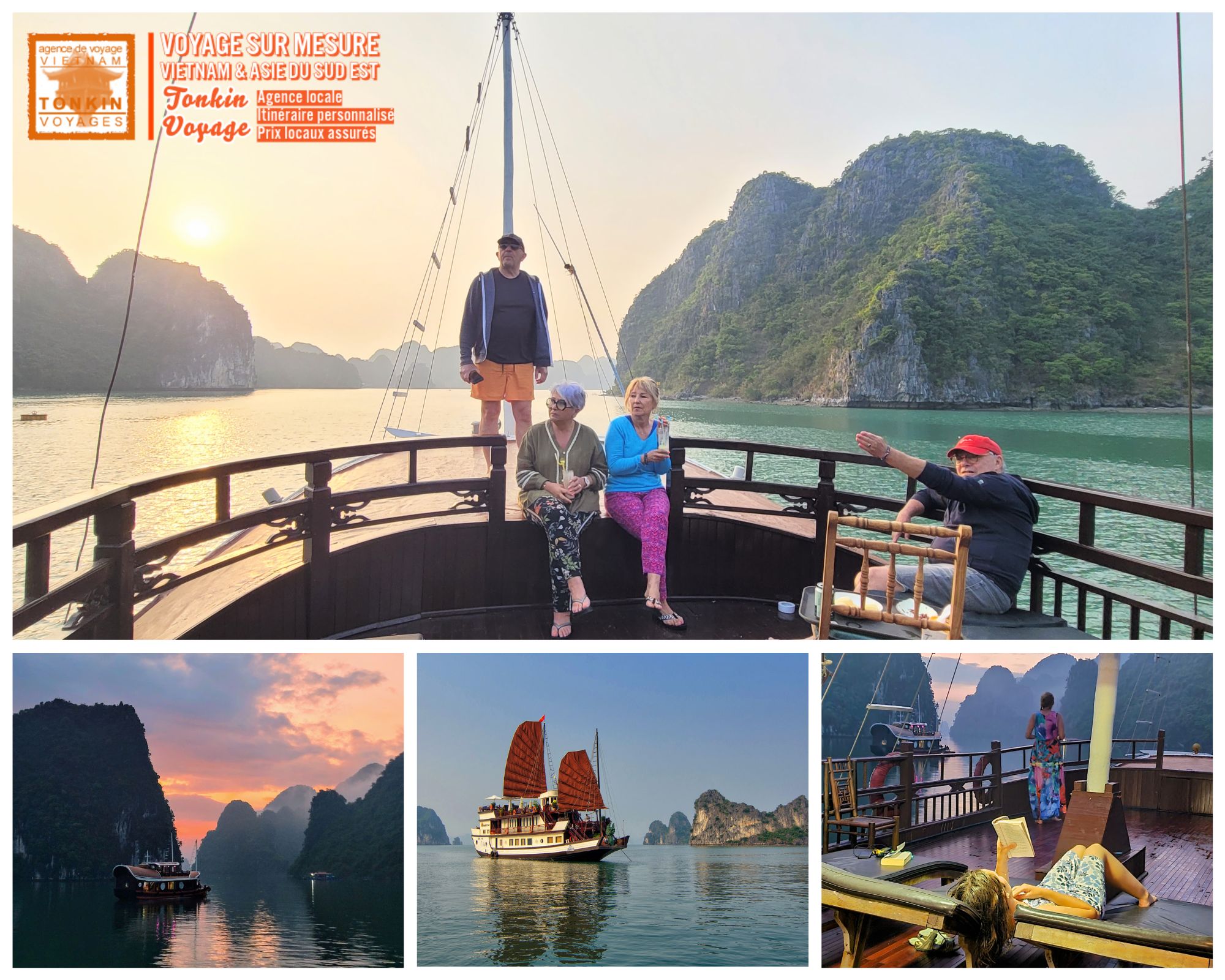 Les plus beaux endroits au Vietnam baie d'halong baie de Lan Ha Nord Vietnam